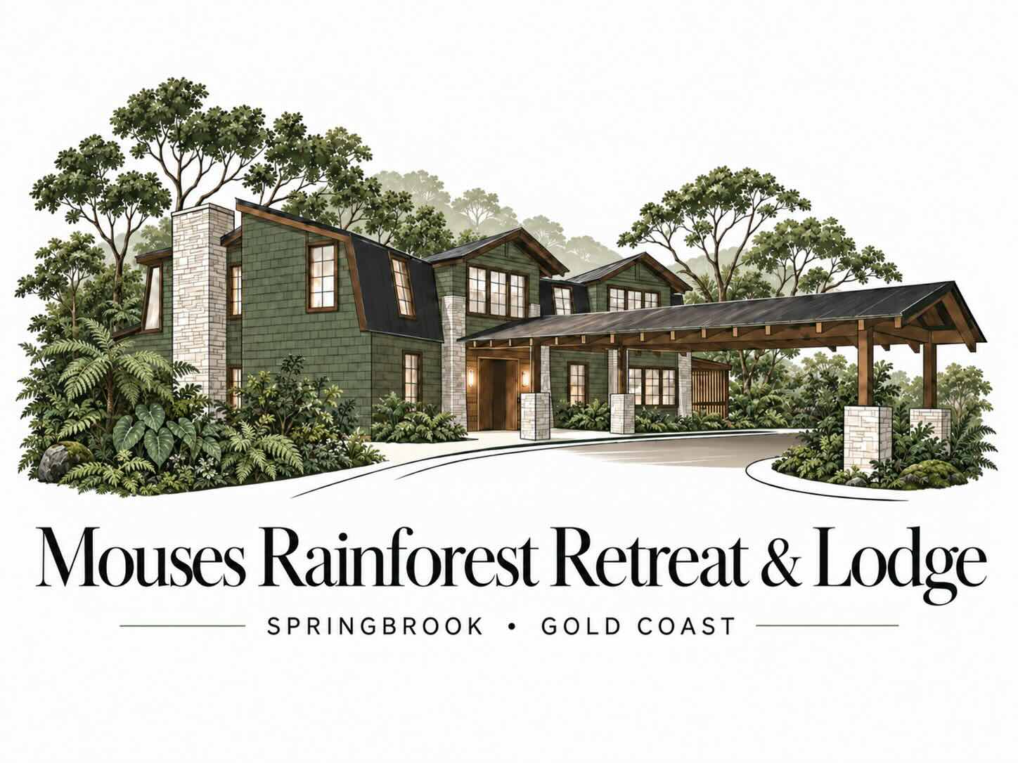 Mouses Rainforest Retreat & Lodge Logo